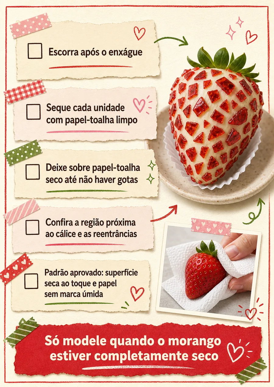 Página real do material Morango Cravejado Ilustrado