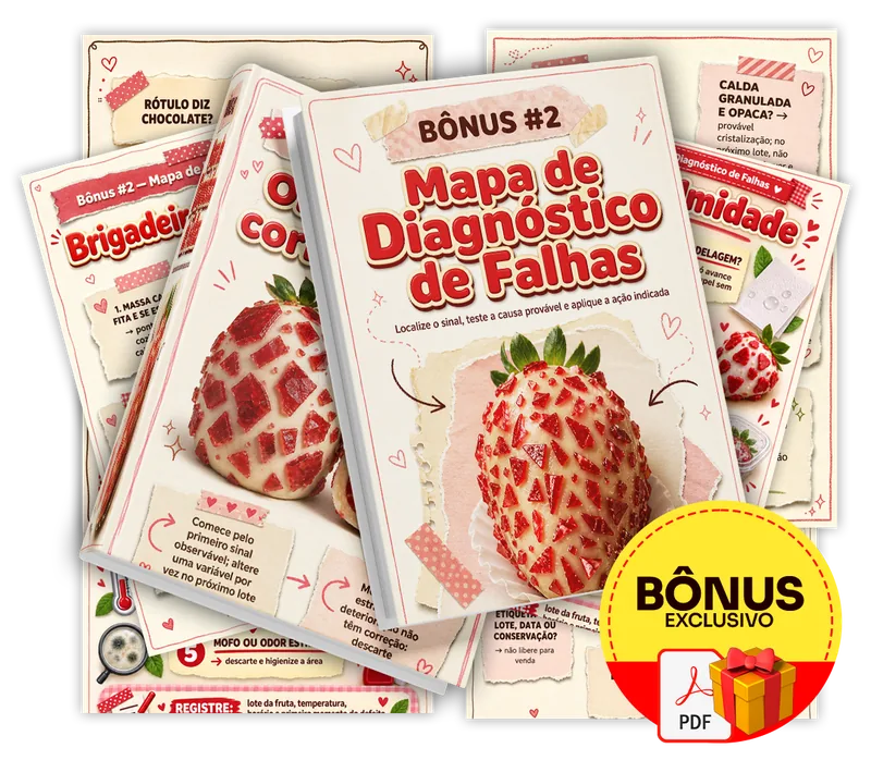 Bônus incluso no plano completo do Morango Cravejado Ilustrado